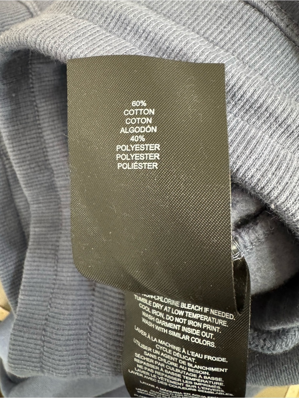 Hurley Men's Boxed Logo Relaxed Fit Fleece Joggers - Diffused Blue - Picture 4 of 7